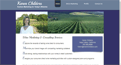 Desktop Screenshot of karenchilders.com